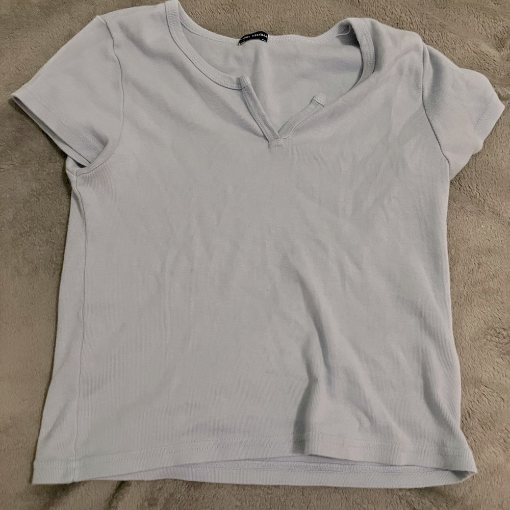 light blue brandy shirt